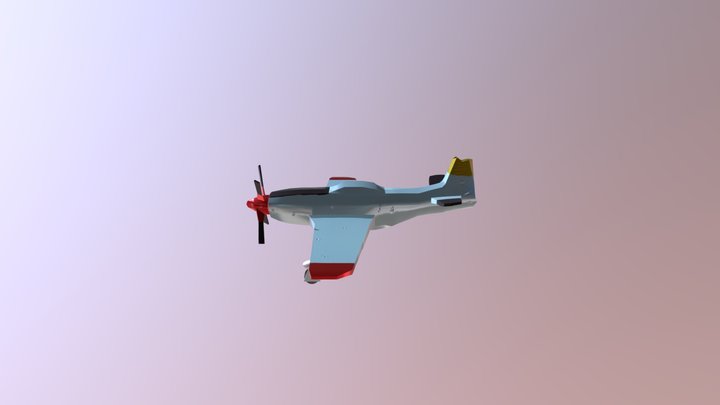 Avión 3D Model