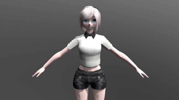 Stephanie - FBX Rigged Character 3D Model