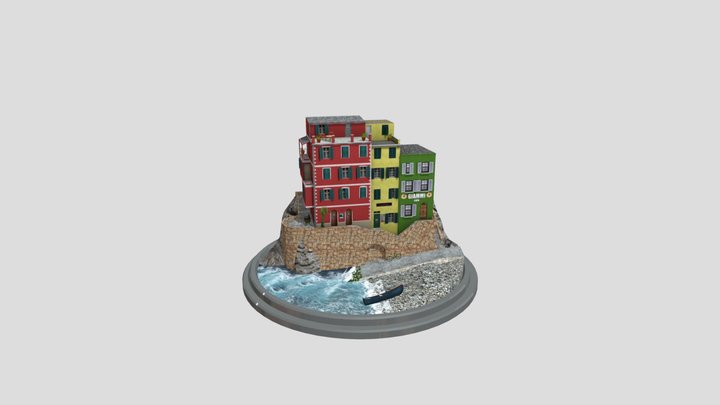 Emiel Comyn City Scene 3D Model