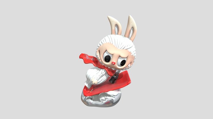 Bunny character with Coca-Cola 3D Model