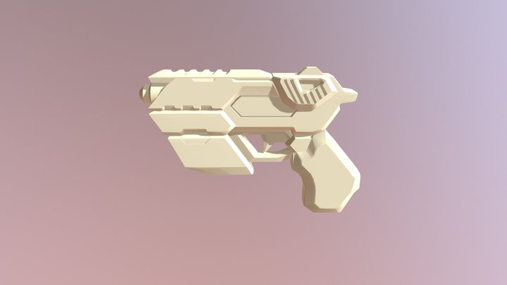 Officer Dva's Pistol 3D Model