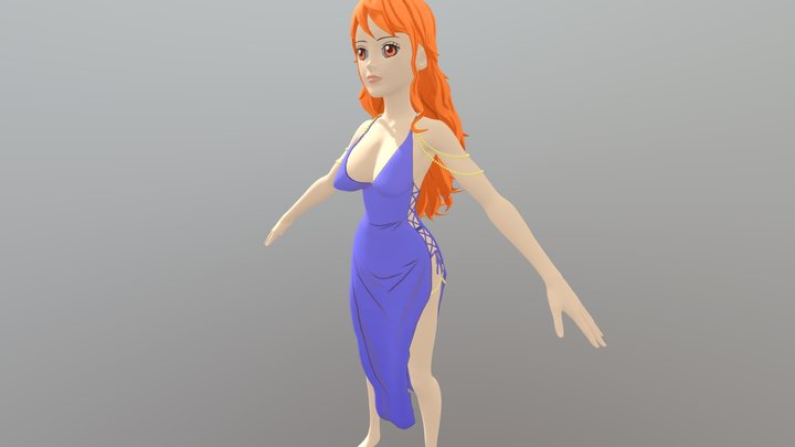 Nami - Zou Arc | 3D Anime Character Model 3D Model