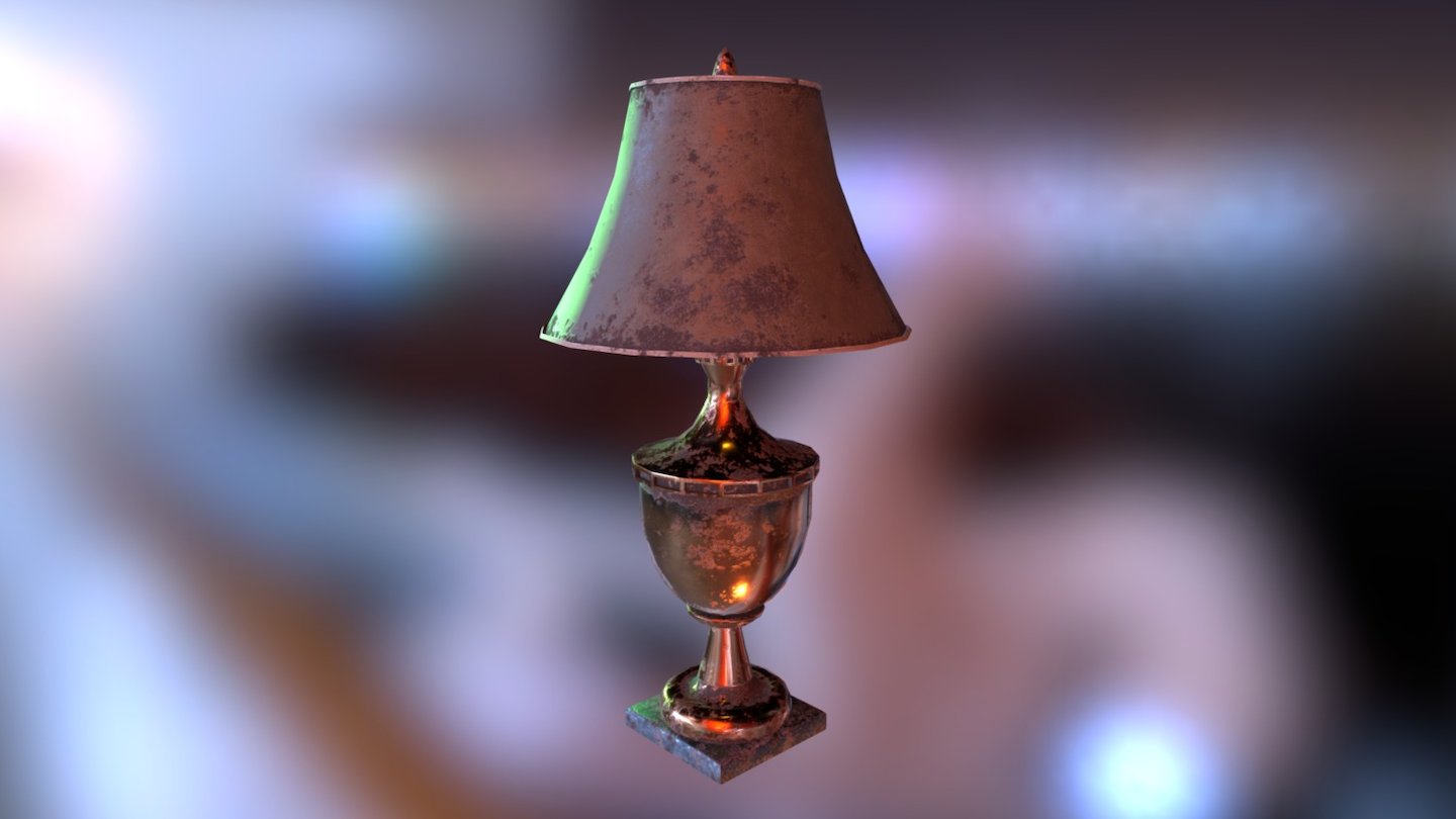 Old Table Lamp - 3D model by Thiago Ferraro (@thiagoferraro) [dca6063 ...