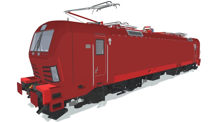 Siemens Vectron Locomotive 3D Model