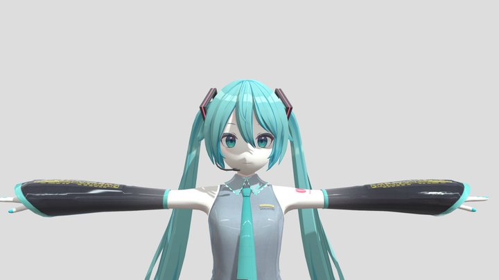 Hatsune Miku 3D Model