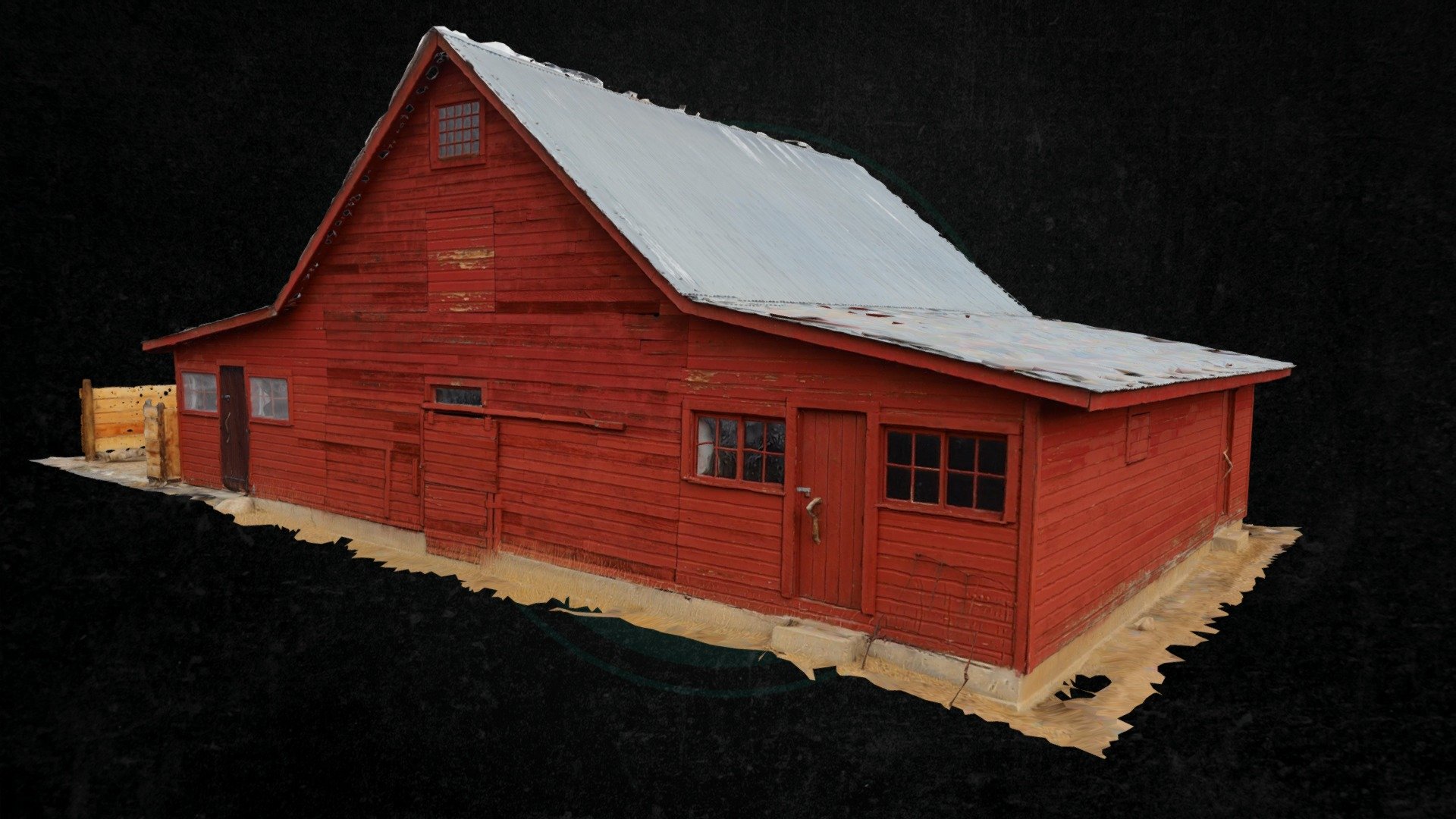 The Delonde Barn of Caribou Ranch Open Space - Download Free 3D model ...