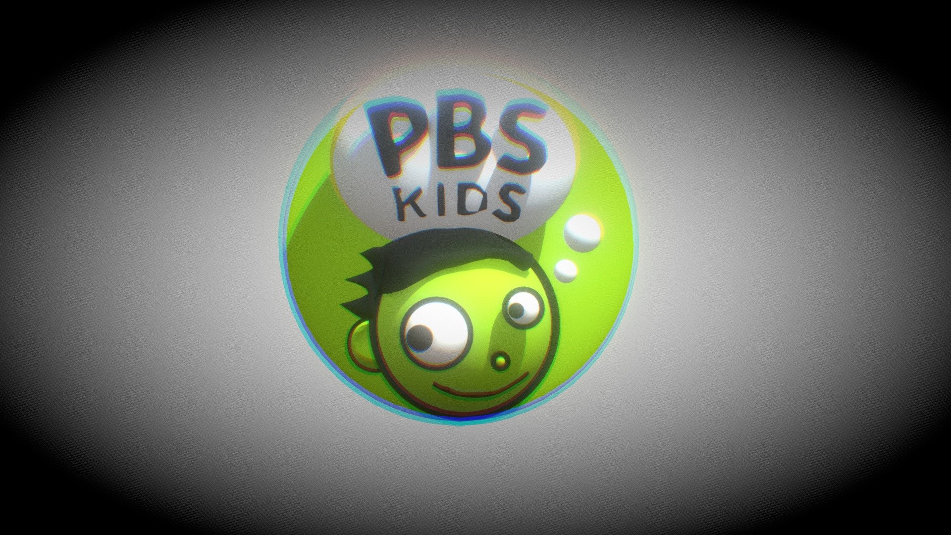 64KPBS KIDS A 3D LOGO RENDER 3D MINE VERSION - 3D model by ...