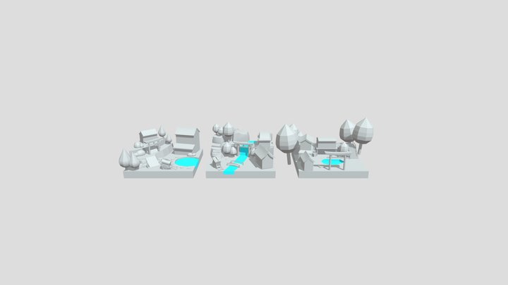 DAE blockout - Forest Loner 3D Model
