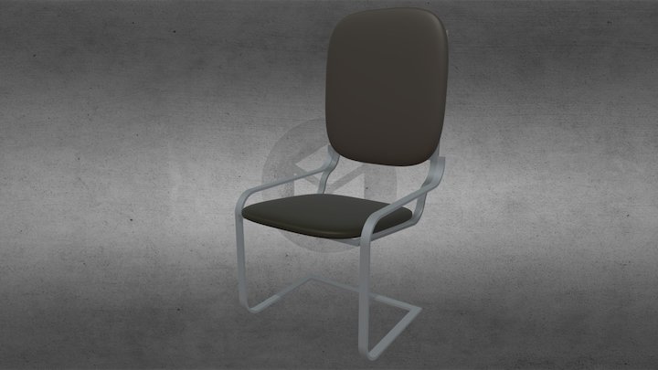 silla moderna 3d 3D Model
