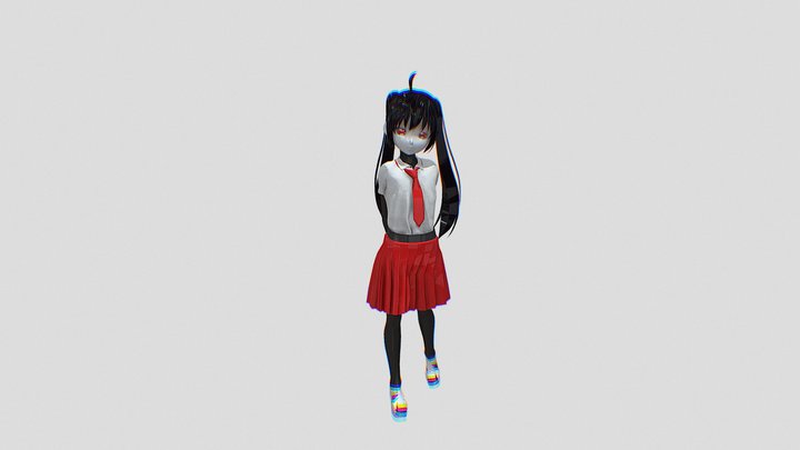 Masked girl