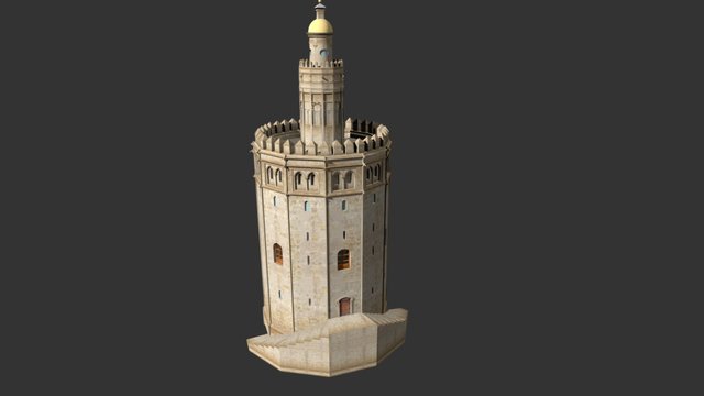 Torre Del Oro 2016 3D Model