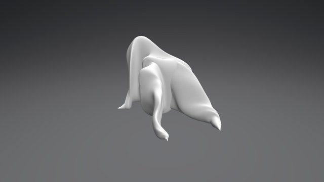 Modelagem Figurativa Fogo 3D Model