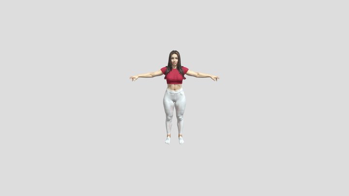 Gym Pose 3D Model