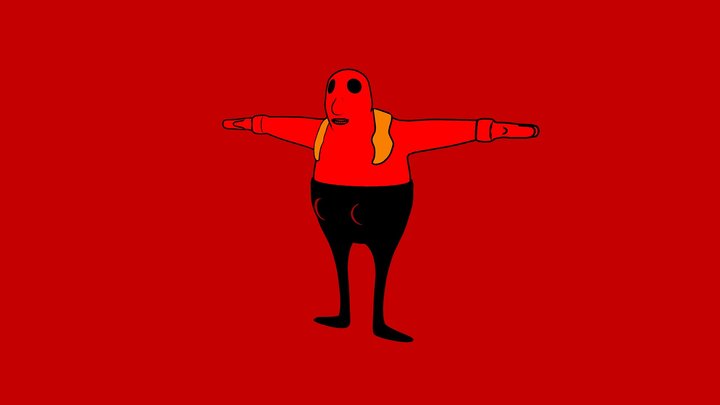 Starved eggman 3D Model