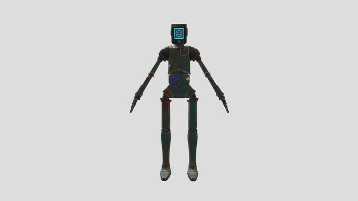 Stray Robot 3D Model