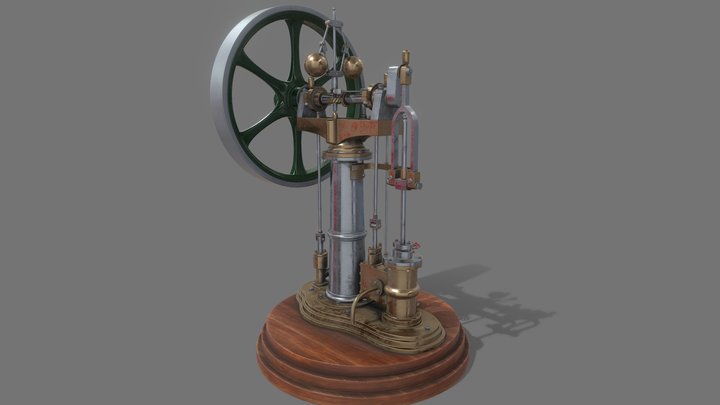 Benson Vertical Engine 3D Model