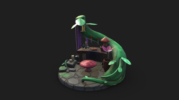 BotanyShop_Render 3D Model
