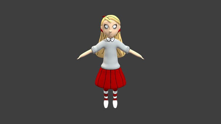 Don't Starve - Wendy 3D Model