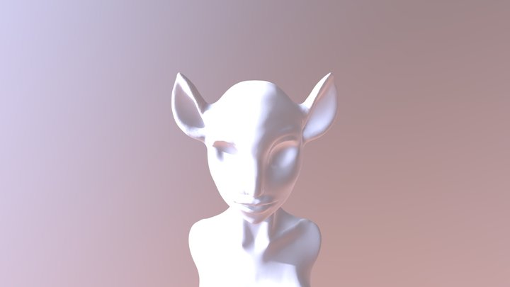 Thalia Moonlotus Head 3D Model