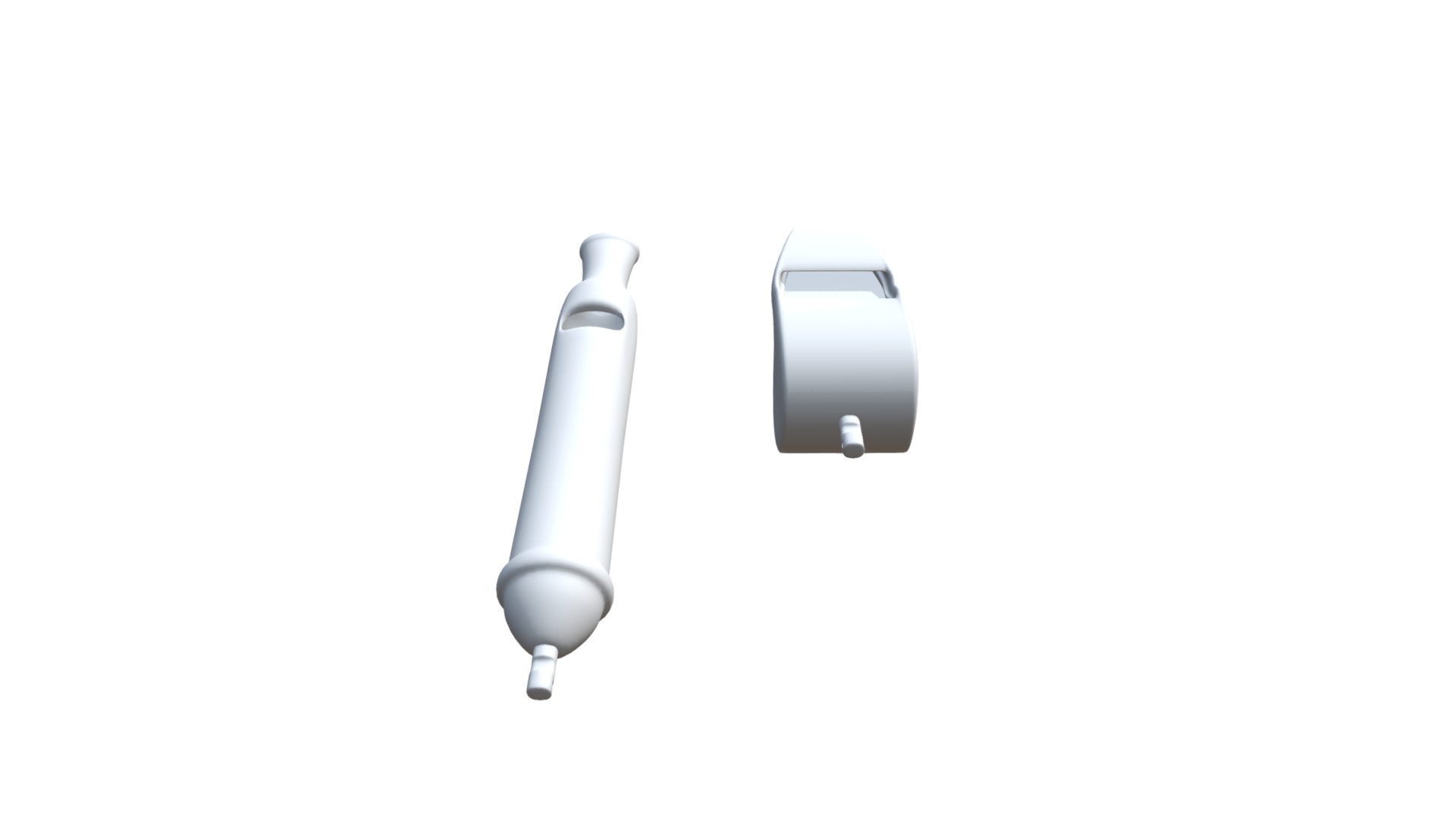 3D model Whistles - This is a 3D model of the Whistles. The 3D model is about a close-up of a light bulb.