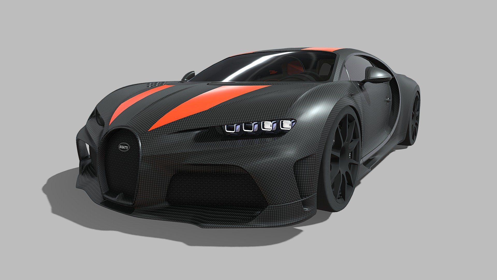 Bugatti Chiron Super Sport 300+ - 3D Model by davedesign