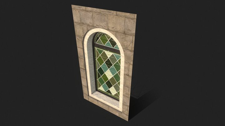 Window PBR 01 3D Model