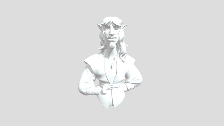 Elven Adventurer 3D Model