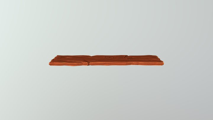 Woodplank 3D Model