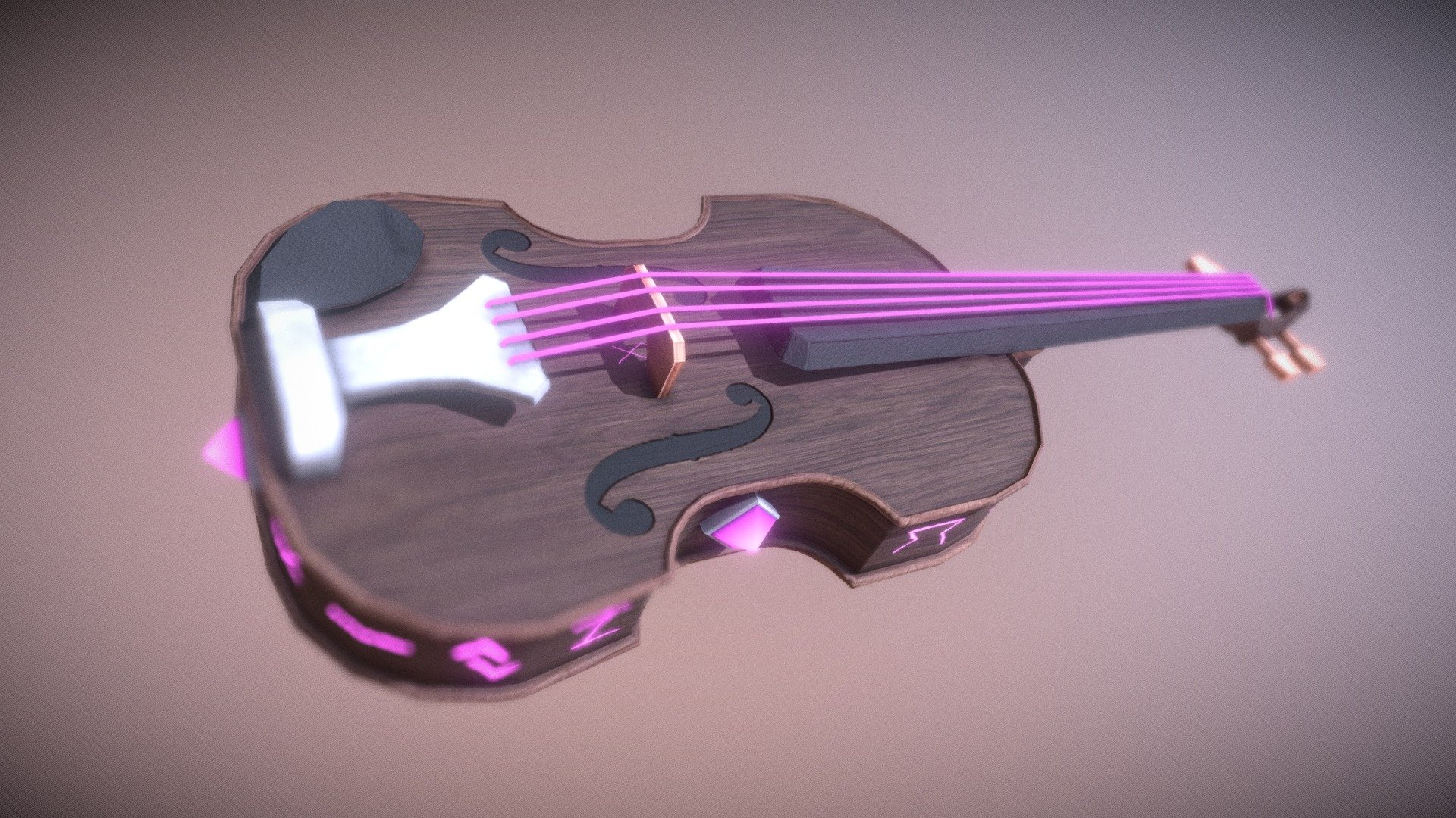 'Project Sonata' Game Asset - Violin