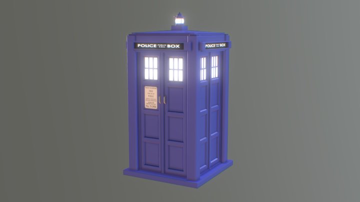 4th doctors tardis upgrade 3D Model