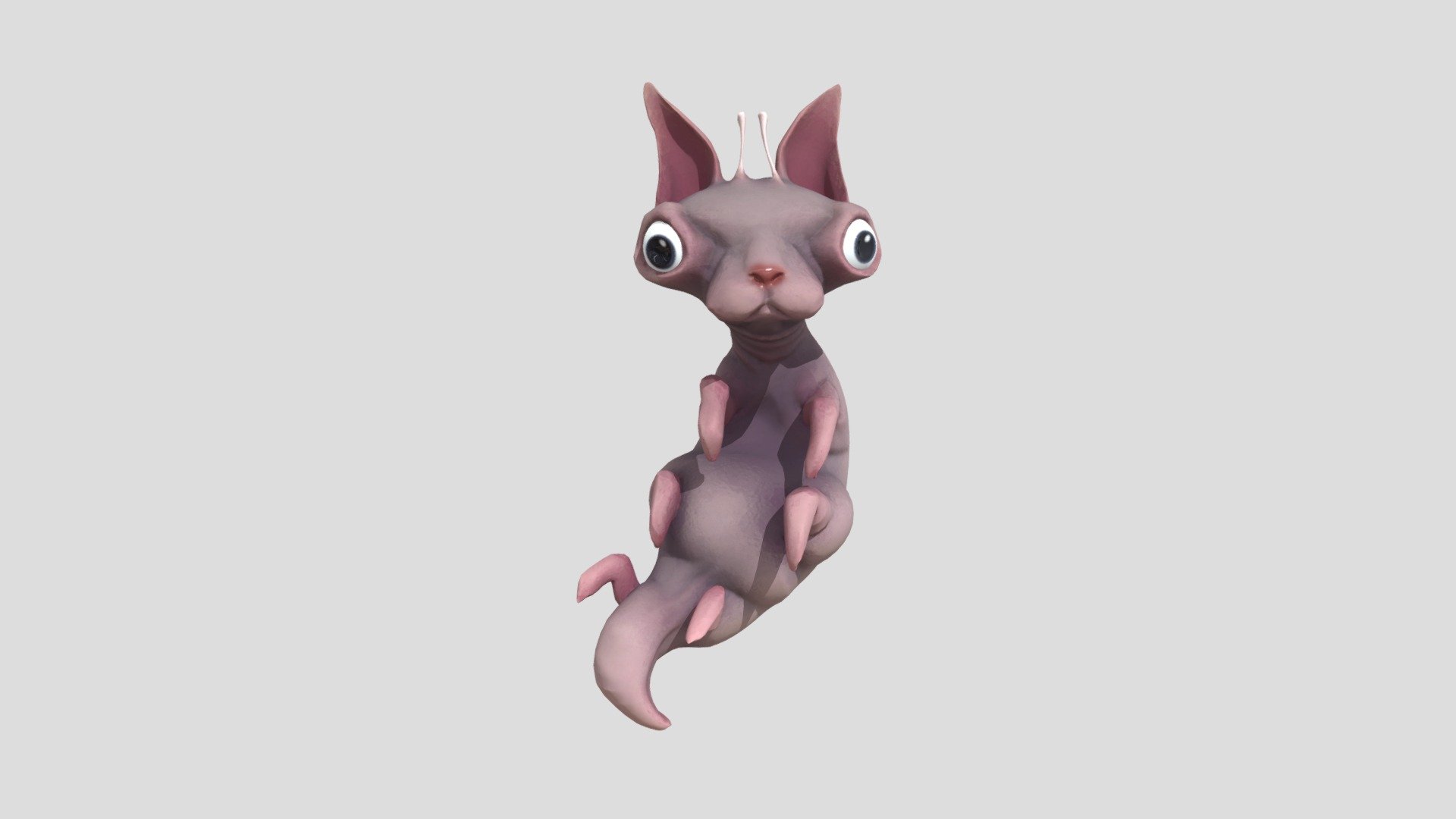 alien_cat - 3D model by gabe (@gabirogasparini) [dcb0252] - Sketchfab