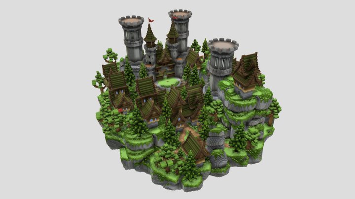 hub - forestcamp 3D Model