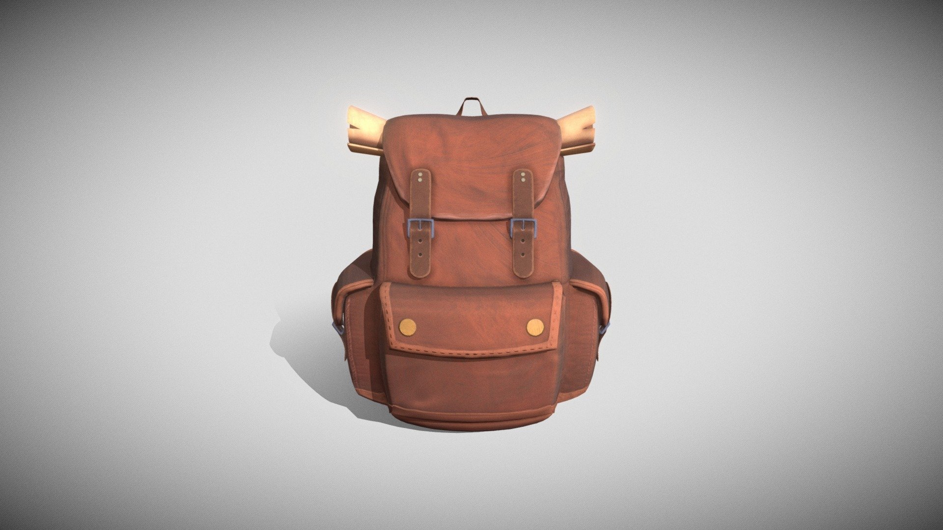 Stylized Backpack - 3D model by Ronan (@ronan.polcri) [dcb0c86] - Sketchfab