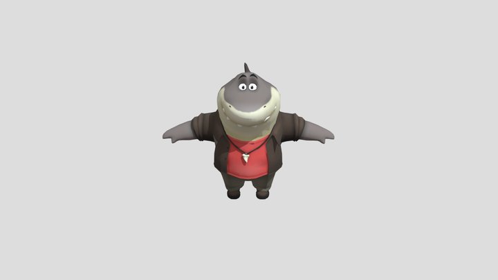 Mr. Shark Rig Mixamo (The Bad Guys) – Modello 3D gratuito STL
