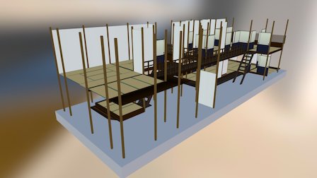 Test Ikedaya （テスト）池田屋３Ｄ 3D Model