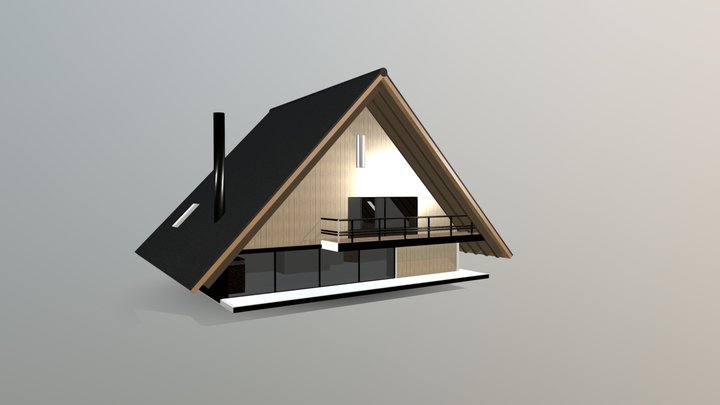 Casa Campestre Tipo: CHALET FAMILIAR (111 m2.) 3D Model