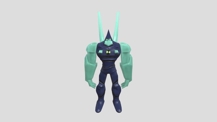 Diamond Head 3d Model from Ben 10 Alien Force 3D Model