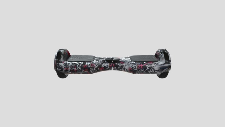 graffiti pink black 3D Model