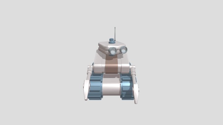 Robot 1 - Brave Robot Universe 3D Model