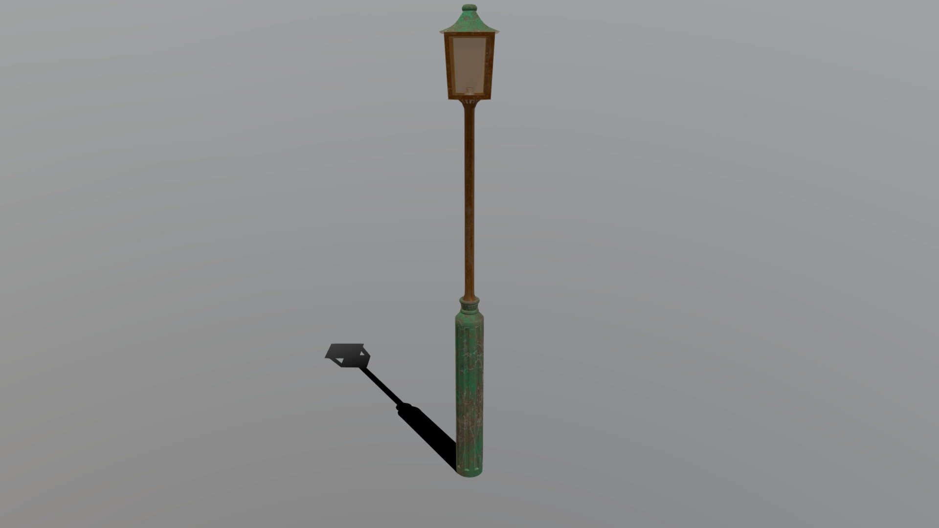 steampunk street lantern