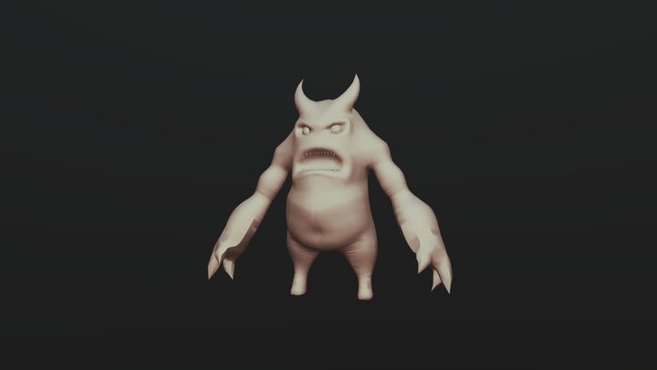 Monster Retopo LP 3D Model