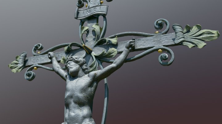 Church Cross 3D Model
