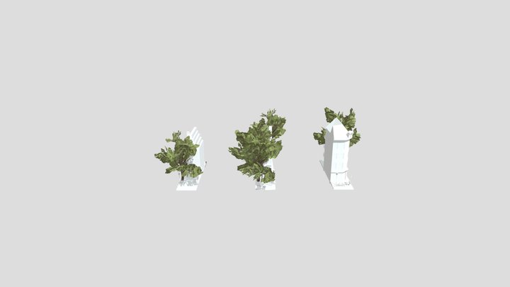 Amsterdam - Rowhomes blockouts 3D Model