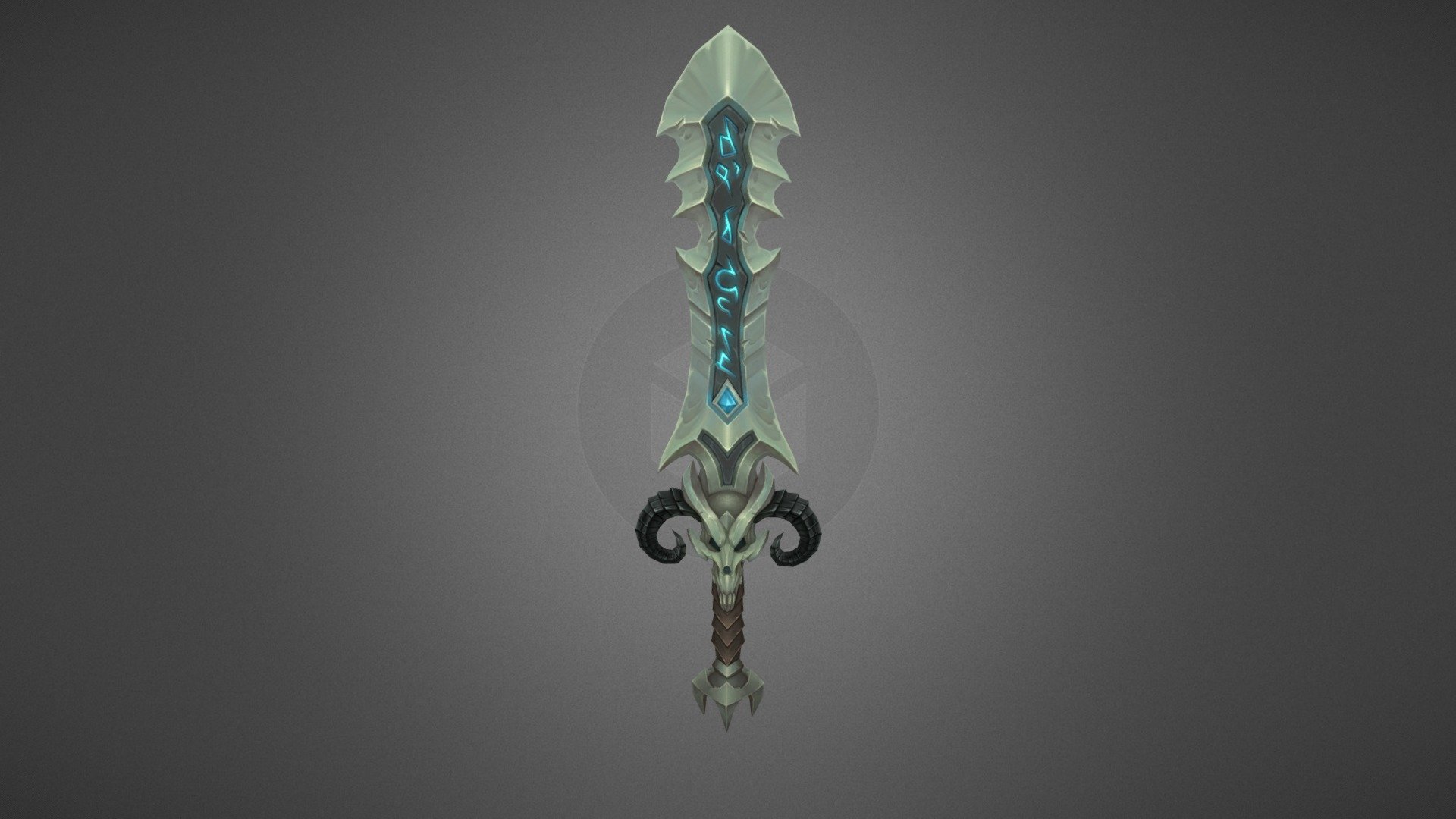 WoW Style Sword - Hand Painted - 3D model by EricHart [dcb5a49] - Sketchfab