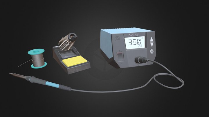 Full set Soldering Kit 3D Model
