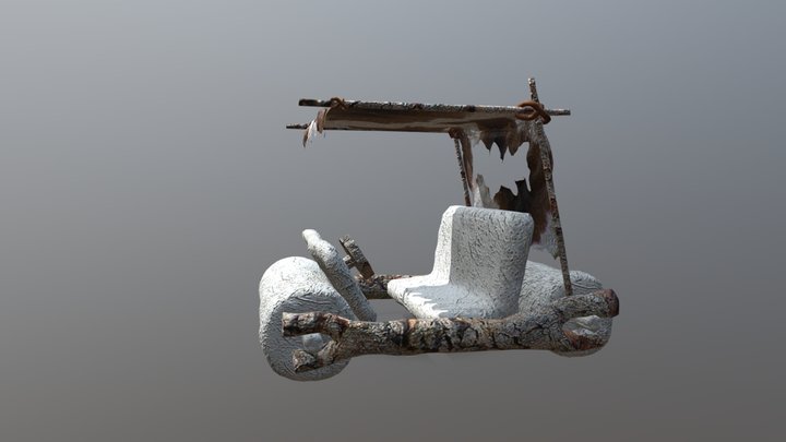 Flinstones Car 3D Model