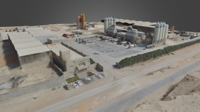 Batch Plant - By PhotoScan 3D Model