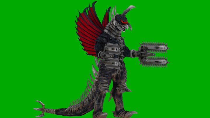 Gigan 2004 Rig 3D Model
