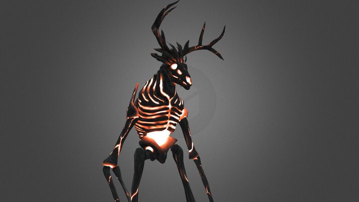 Deer stalker animation 3D Model