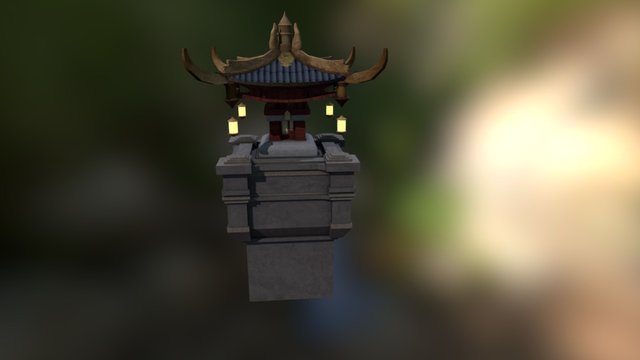 Japan Tower 3D Model
